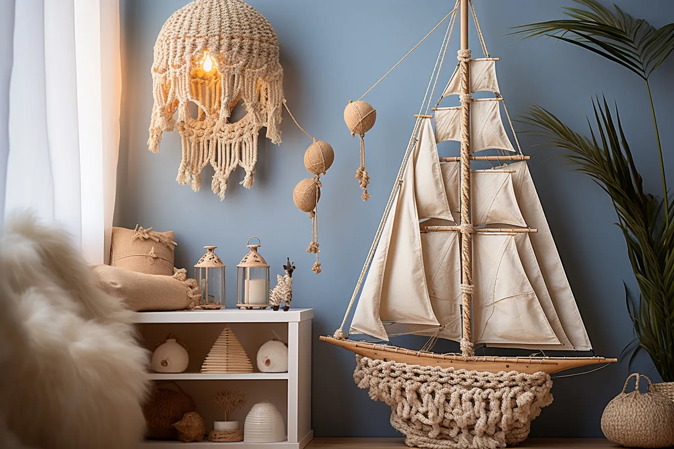 L’art du macramé pour décorer une chambre d’enfant à thème marin