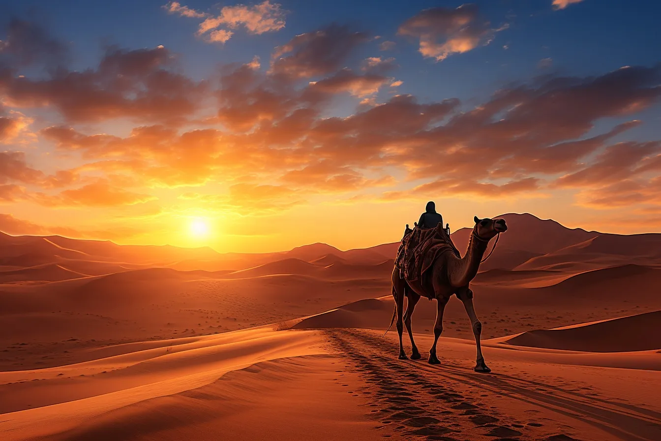 La poésie du sahara : dunes, mirages et nomades