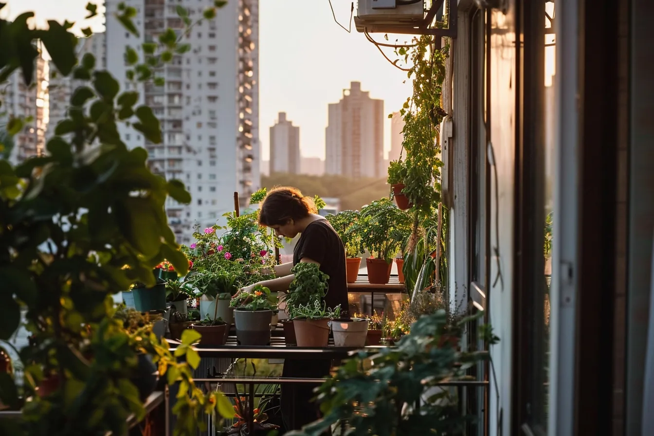 Comment les jardins sur balcon apportent la nature en ville ?