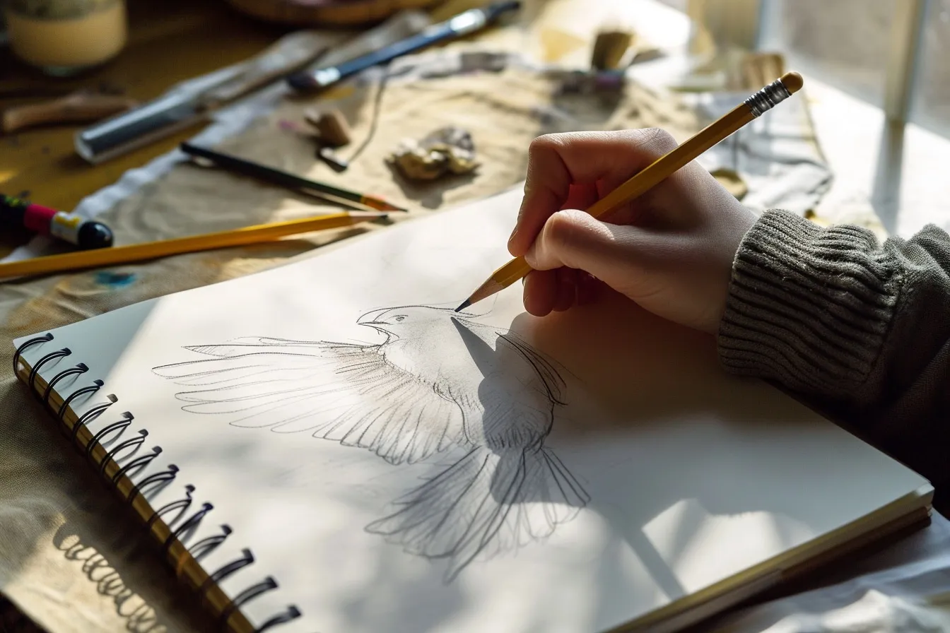 comment dessiner un oiseau