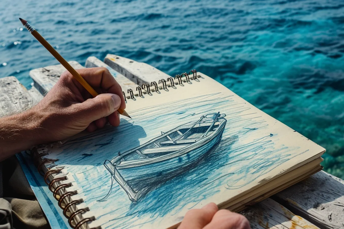 comment dessiner un bateau