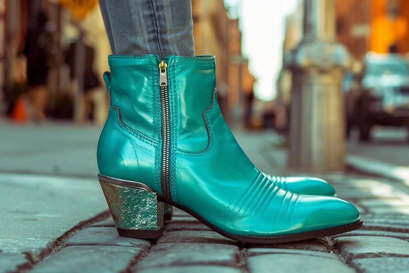 Bottes turquoise en cuir : comment choisir le parfait accessoire de mode pour égayer votre tenue ?