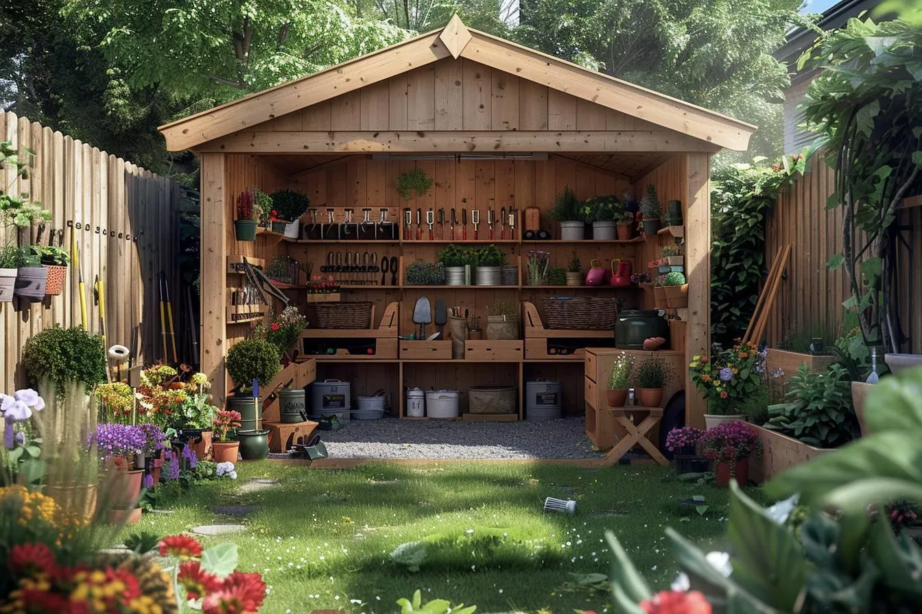 Mon abri jardin : l’espace parfait pour vos outils et vos loisirs