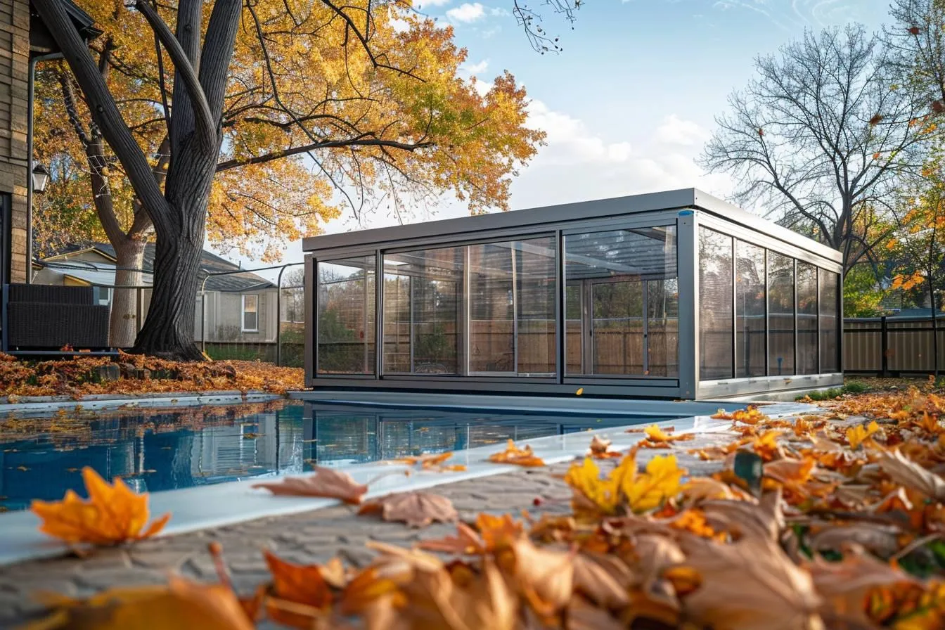 Comment ranger un abri piscine haut pendant l’hiver ?
