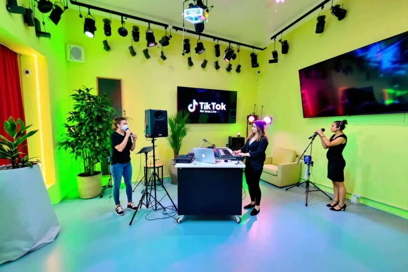 Positionner des sponsors non intrusifs dans un décor TikTok Live
