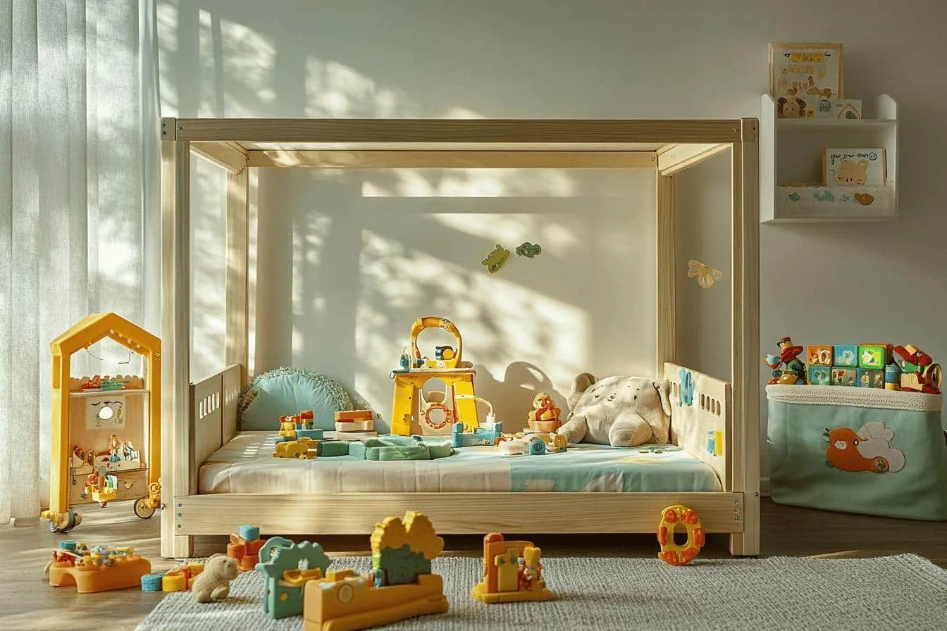 Lit Montessori avec système de sécurité intégré : pour un environnement sécurisé